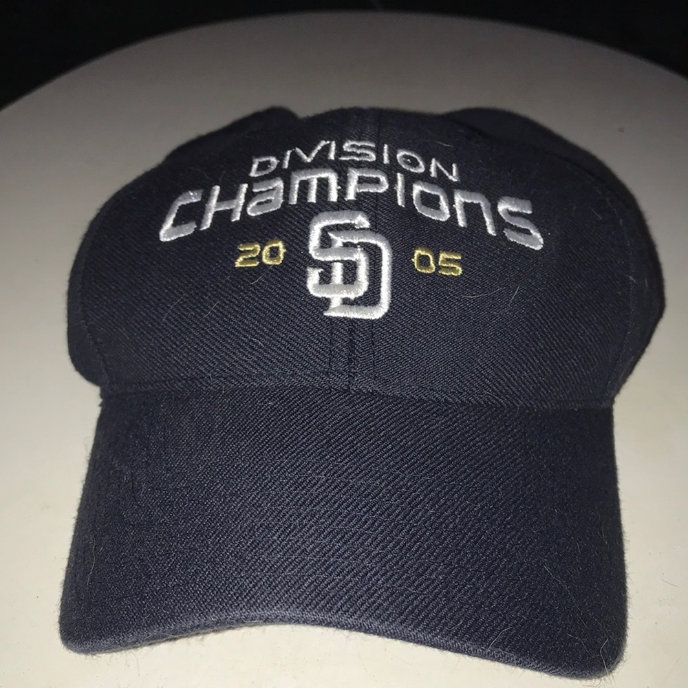 San Diego Padres 2005 Division Champions Navy Baseball Cap Twins Enterprise Hat